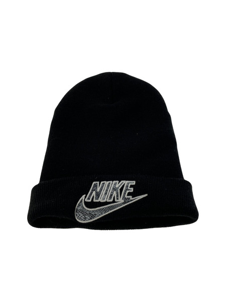 Supreme×NIKE Snakeskin Beanie 黒