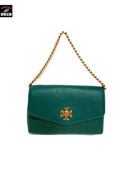 Tory Burch/レザー/ウエストバッグ/2WAYバッグ/グリーン[値下]