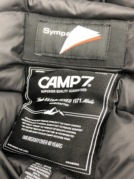 CAMP7 SYMPATEX ダウンジャケット (XL) 黒