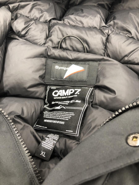 CAMP7 SYMPATEX ダウンジャケット (XL) 黒