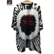 BALENCIAGA/21AW/Will You Be My Valentine Tie-Dye T-Shirt/XS