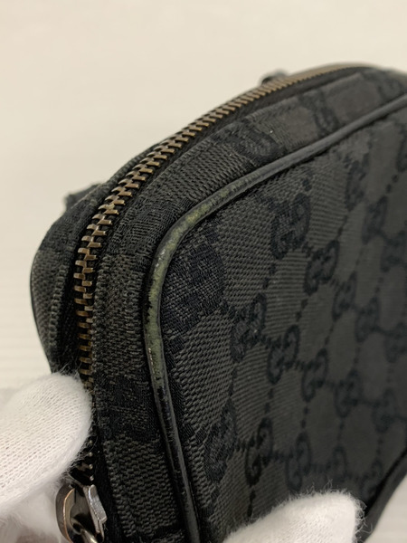 GUCCI ｼｮﾙﾀﾞｰﾊﾞｯｸﾞ GGｷｬﾝﾊﾞｽ BLK