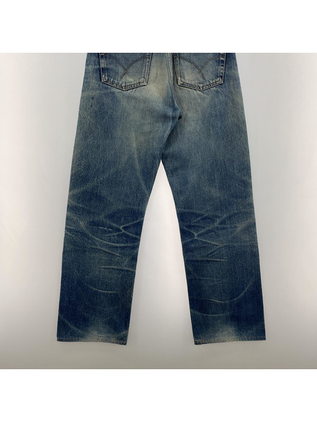 HOLLYWOOD RANCH MARKET 赤耳デニムパンツ/ブルー[値下]