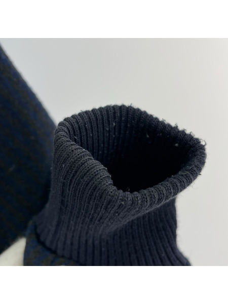 Sacai ジャケット 千鳥柄 ウールトラックジャケット (1) ネイビー