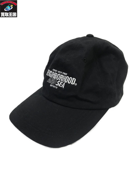 新作が登場 ブラック NH X WIND AND SEA . DAD CAP キャップ 黒