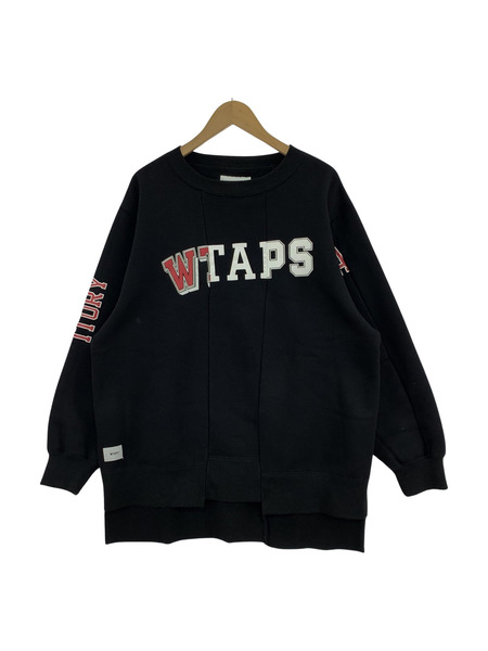 WTAPS 18AW RIPPER 01 SWEATSHIRT (03) ブラック[値下]