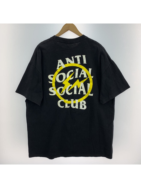 ANTI SOCIAL SOCIAL CLUB×Fragment Design コラボTシャツ (XXL) 黒