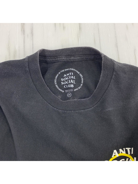 ANTI SOCIAL SOCIAL CLUB×Fragment Design コラボTシャツ (XXL) 黒