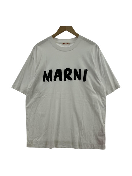 MARNI/SSロゴプリントTee/40/WHT