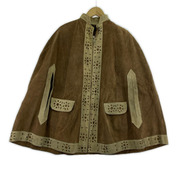 OLD・VINTAGE レザージャケット Bratriz スウェードポンチョ