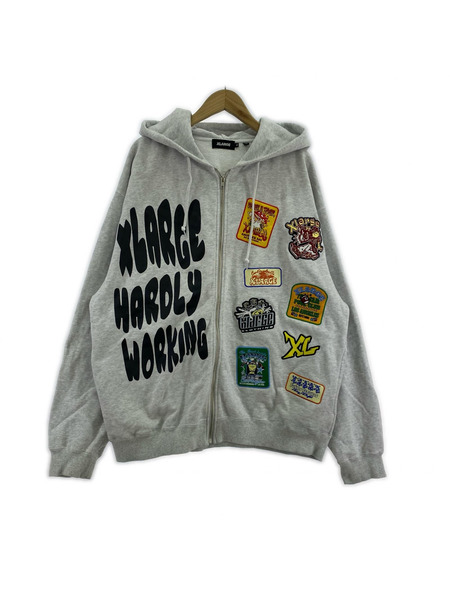 XLARGE パーカー(ジップアップ) MULTI LOGO ZIP UP HOODED SWEATSHIRT