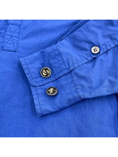 UNDERCOVER×THE ROLLING STONES 16SS ビッグプルオーバーシャツ 1 青