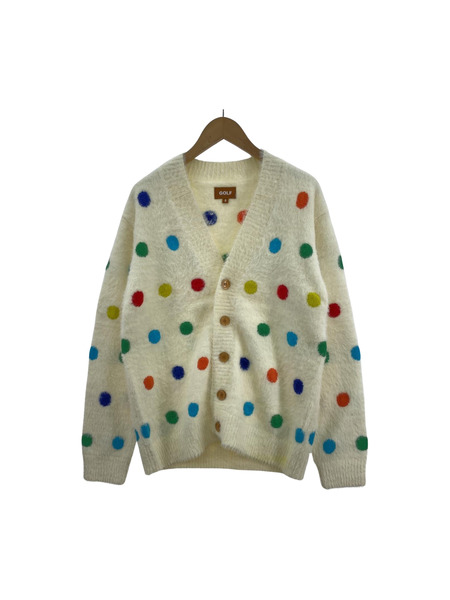 GOLF WANG Polka Dot Mohair Cardigan (S)