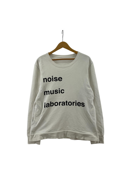 UNDERCOVER NOISE MUSIC LABORATORIES CREW NECK SWEAT 2 WHT