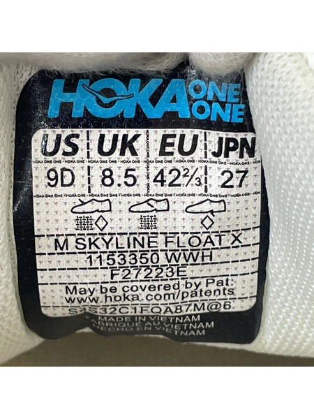 HOKA ONE ONE スニーカー 27.0㎝ 白