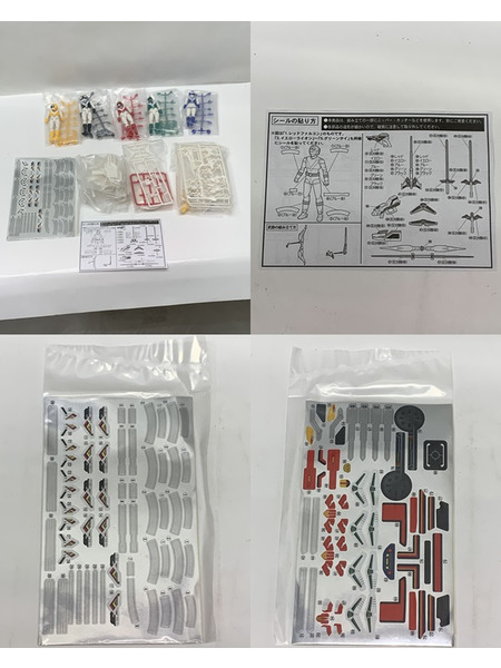SHODO SUPER 超獣戦隊ライブマン 外箱開封・内袋未開封 戦隊ヒーロー ミニフィギュア レッドファルコン イエローライオン ブルードルフィン ブラックバイソン グリーンサイ