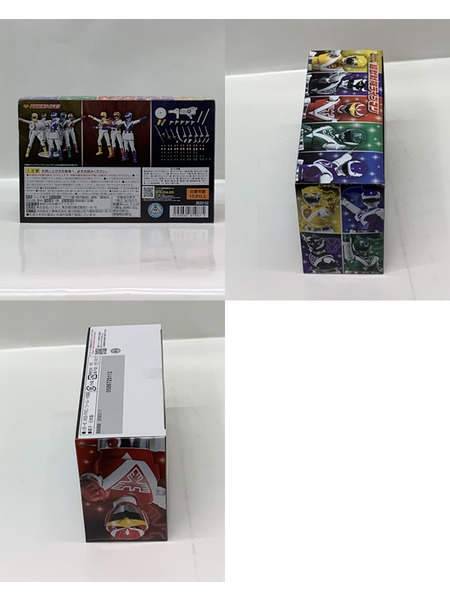 SHODO SUPER 超獣戦隊ライブマン 外箱開封・内袋未開封 戦隊ヒーロー ミニフィギュア レッドファルコン イエローライオン ブルードルフィン ブラックバイソン グリーンサイ