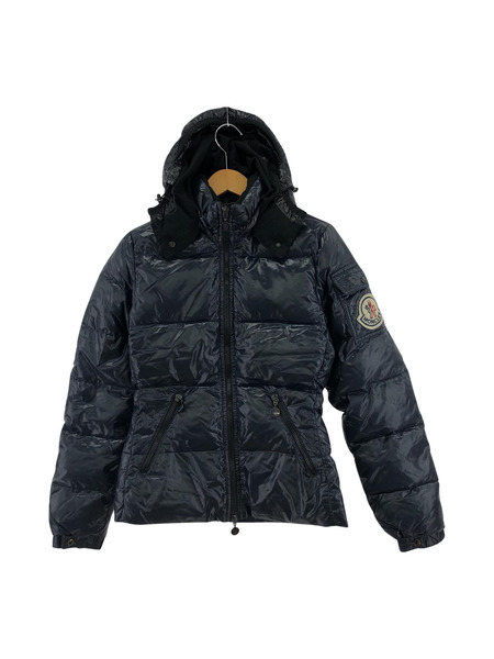 MONCLER Z7HJ093 ジップアップ ダウンジャケット　ネイビー