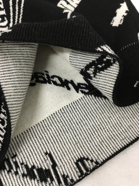 BALENCIAGA 724858 Logomania All Over Sweater XS 