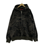 Reckless Scholars WOODLAND CAMO ZIP HOODIE (XL)