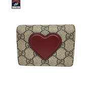 GUCCI ハートモチーフ 二つ折り財布 648848