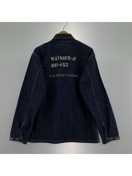 NAVAL WORK JKT N-3 TYPE 12oz Denim ZB-0109 (S)