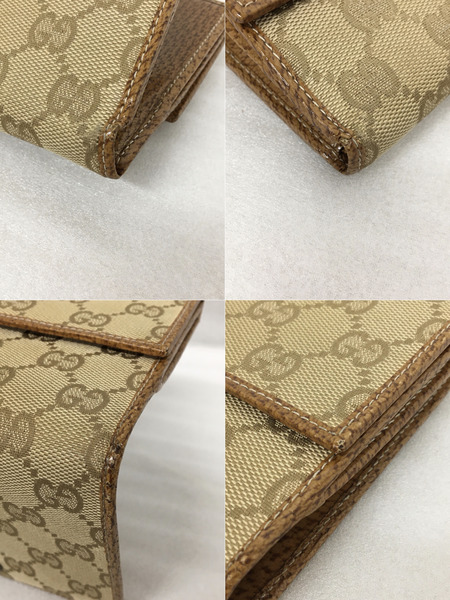 GUCCI GGジャガード 二つ折り財布