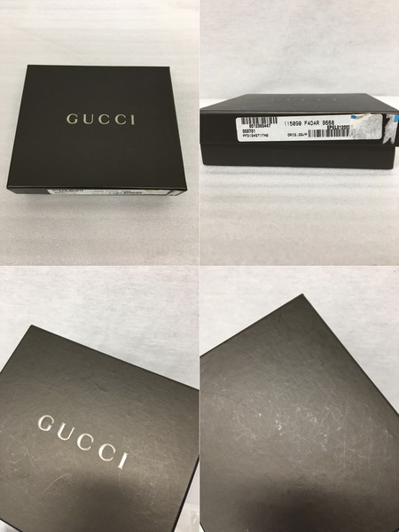 GUCCI GGジャガード 二つ折り財布