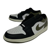 NIKE AIR JORDAN 1 LOW BLACK MEDIUM OLIVE 27.0cm 553558-152