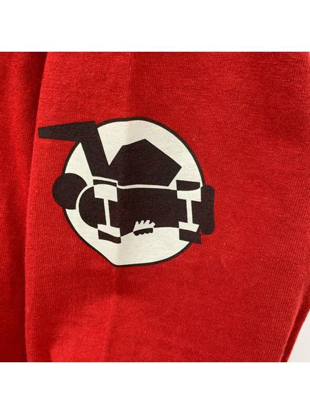STUSSY 長袖Tシャツ・カットソー スリーブプリントL/STee M 赤