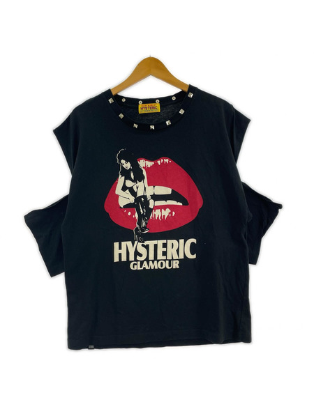 HYSTERIC GLAMOUR 半袖Tシャツ・カットソー オーバーサイズT/F/ブラック/01251CT05
