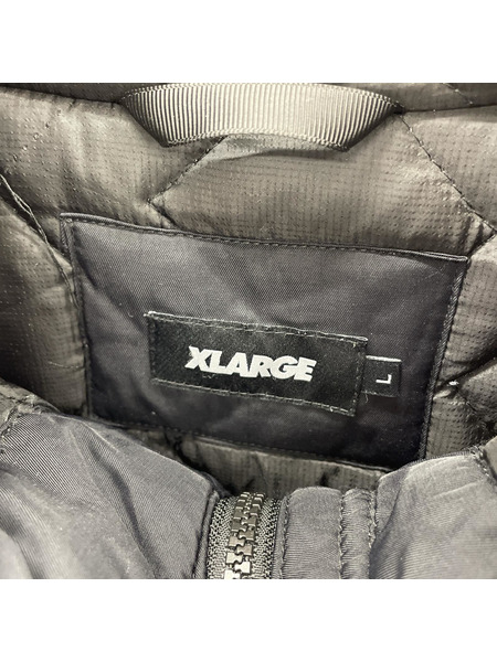 XLARGE NYLON HOODED JACKET(L)BLK