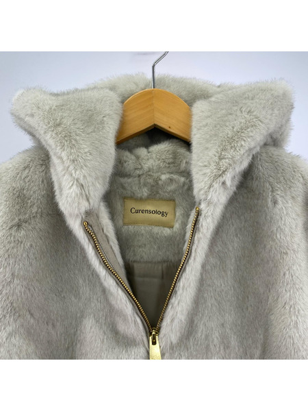 Curensology ミンクライクファーベスト F[値下]