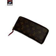 LV モノグラム ポルトフォイユ・クレマンス フューシャ M60742 本体のみ ルイ ヴィトン LOUIS VUITTON  長財布 ロングウォレット ラウンドウォレット