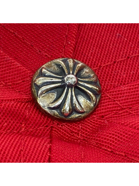 CHROME HEARTS ベースボールキャップ CHレッド