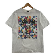 STUSSY/ワールドツアー花柄SSカットソー/M