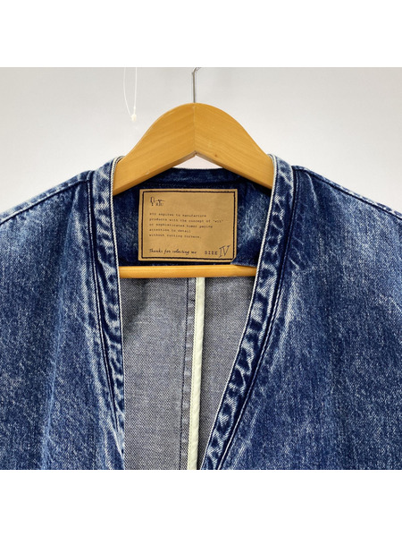 RYU denim mao coat