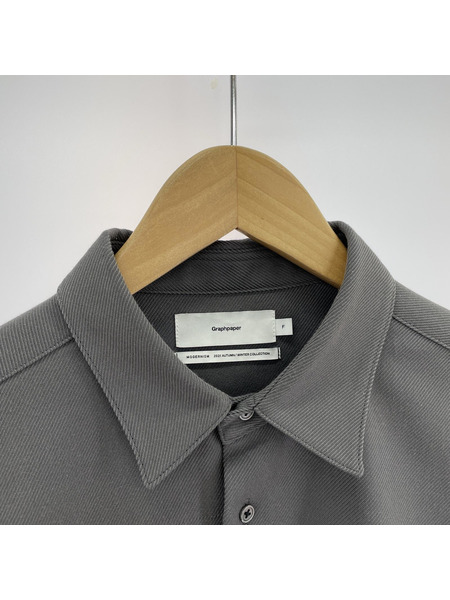 graphpaper 長袖シャツ 21AW STRETCHKERSEYOVERSIZEDSHIRT