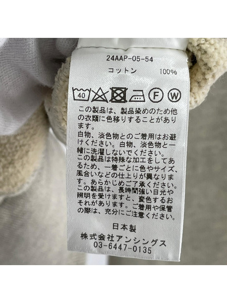 everyone×A.PRESS  Vintage Crew Sweat グレー (M) 24AAP-05-54