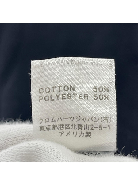 CHROME HEARTS 長袖Tシャツ・カットソー スクロールラベル サーマル L/Stee 黒 M