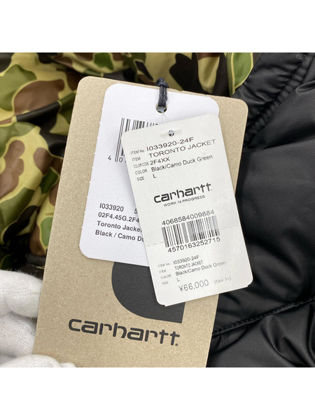 Carhartt ダウンジャケット 24AW TORONTO JACKET BLK L