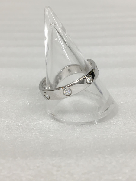 ジュエリー Cartier/ラブリング/フルダイヤ/WG