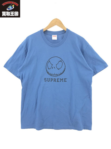 Supreme 2023FW SKELETON TEE SIZE:M BLUE ナイトメアビフォア