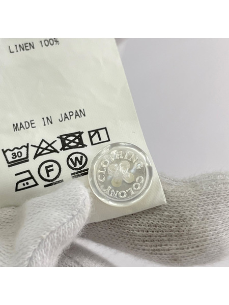 長袖シャツ COLONY CLOTHING リネンスキッパーシャツ