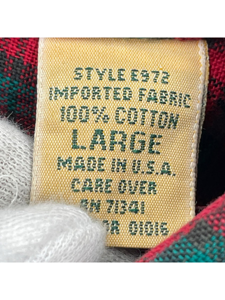 L.L.Bean 長袖シャツ ~90s チェックシャツ 米国製 L