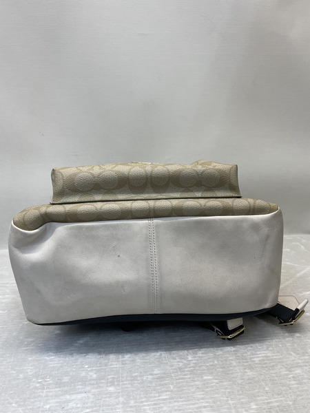 COACH シグネチャー バックパック ベージュ F58314[値下]