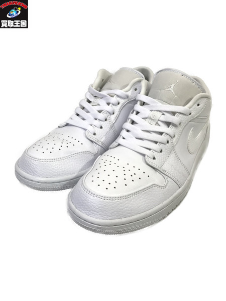 NIKE/AIR JORDAN 1 LOW TRIPLE WHITE/27.5cm ナイキ/白/ホワイト