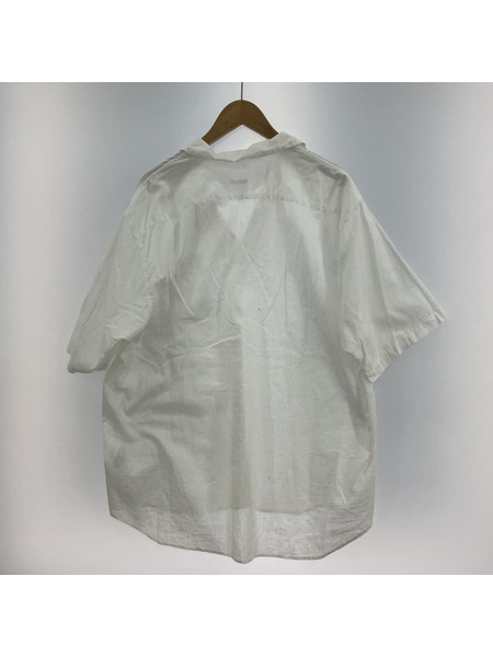 COMOLI 22SS ベタシャン スキッパー半袖シャツ 2 白 V01-02017