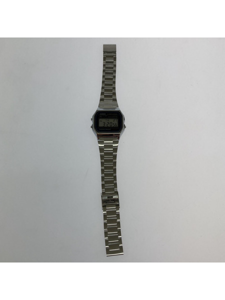 CASIO デジタル ステンレス 腕時計 QZ A158W