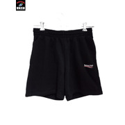メンズラグ衣料 political campaign スウェット ショートパンツ S  黒